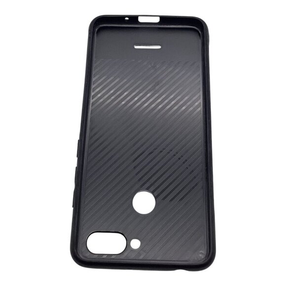 Xiaomi Redmi 6 / 6A Blue Floral Design Phone Case With Circular Ring Holder - Picture 2 of 11